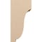 Ekena Millwork 12"W x 12"D x 24"H Wide Van Buren Rough Cedar Woodgrain TimberThane Corbel, Primed Tan CORUR12X12X24VANRCPR - alternate 5